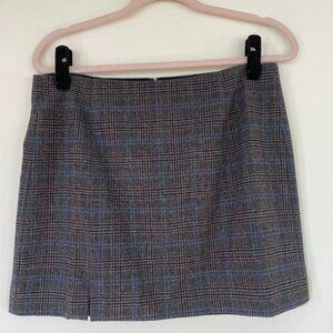Madewell Plaid Mini Skirt